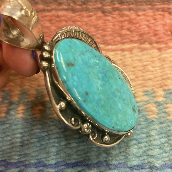 Emerald Valley Turquoise Pendant #3461 - Picture 2 of 2